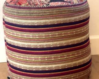 Round Pouf Floor Pillow Cushion Ottoman