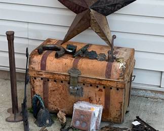 Metal Chest & Home Accents