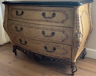 French Style Marble Top Dresser