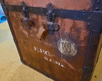 Vintage steamer trunk
