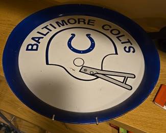 Vintage Baltimore Colts tray