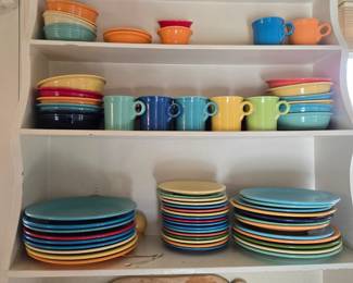 Large collection of Fiestaware