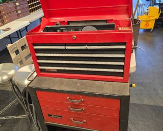 toolbox loaded with tools selling all for one money 