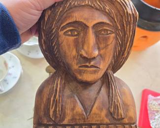 dont have a clue what this is lol folk art? hand carved 