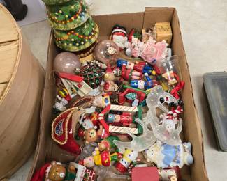 vintage Christmas ornaments