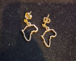 sterling silver Africa earrings