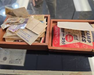 vintage stamp collection