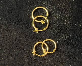 14k gold earrings