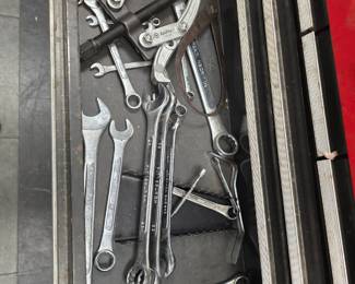 toolbox loaded with tools selling all for one money 
