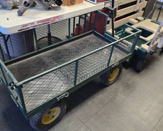 very large drop gate Garden cart 