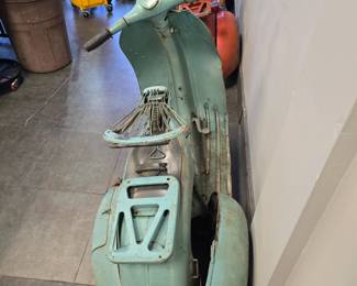 vintage Alistate Vespa blue