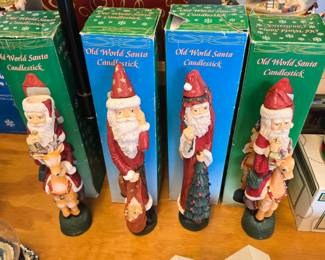vintage Christmas  old world Santas 