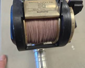 Shimano triton 50 series with rod 