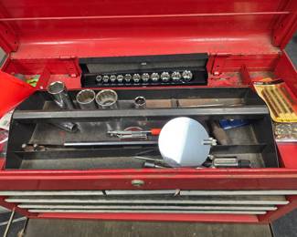 toolbox loaded with tools selling all for one money 
