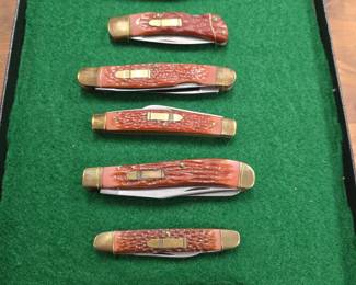 Camillus 22long rifle series collector knives one may be the salesman sampler