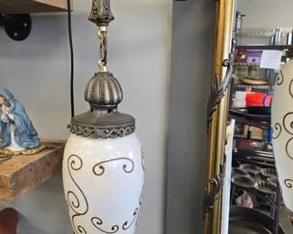 Mid Century Modern tension pole lamp 