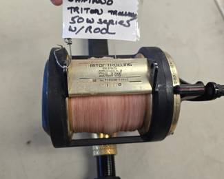 Shimano triton 50w series with rod 