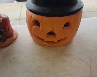 heavy ceramic pumpkin 
