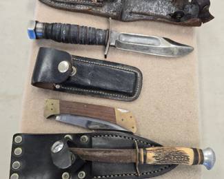 Misc pocket knives and more 