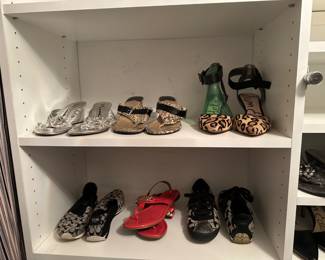walking closet with Shoes, Clothing (Men's & Women's) 