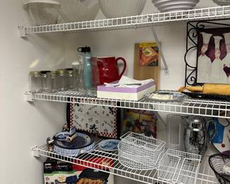 kitchen and serving pieces 