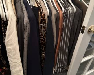 walking closet with Shoes, Clothing (Men's & Women's) 