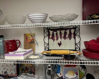 kitchen and serving pieces 