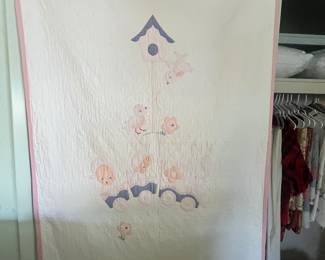 Baby quilt handmade 