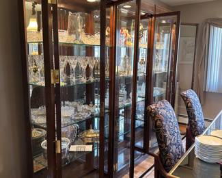 Henredon Scene One Campaign Style Curios 