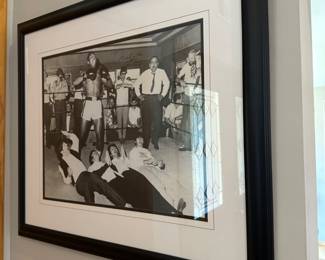 Signed by Muhammed Ali - Photo with the Beatles 