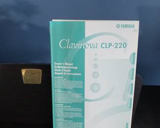 Manual for the Clavinova CLP-220 Yamaha Electric Piano!