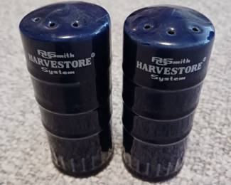 Pair of Rare Harvestore Salt and Pepper Shakers!
