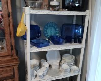 Variety of Cobalt Glassware! 2 Corelle Dish Sets!