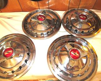 1957 Chevy hub caps