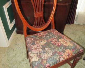 One of six chairs