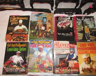 Lots of Louisiana cookbooks
