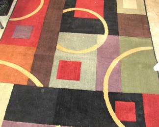 5'6" x 8'6" contemporary rug