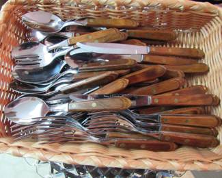 Town & Country wood handled cutlery