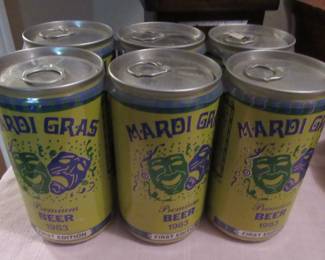 Full 6-pack Mardi Gras beer