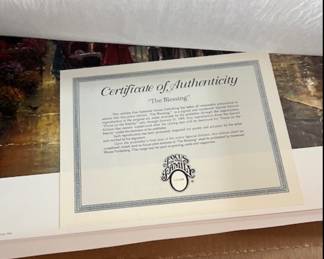 G. Harvey (1933-2017) "The Blessing" limited edition Print $50