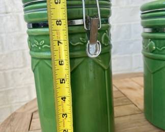 Vintage - Andrea by Sadek - Three Storage Canisters $75