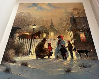 G. Harvey (1933-2017) "Daddies Priorities" limited edition Print $50