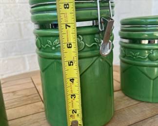 Vintage - Andrea by Sadek - Three Storage Canisters $75