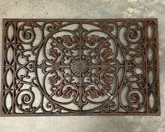 iron door mat - $30