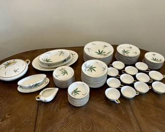 vintage bamboo Motif Noritake China Set $100