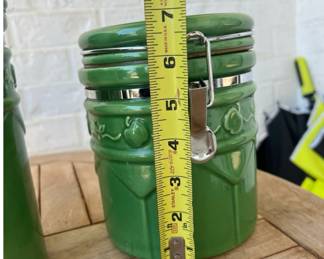 Vintage - Andrea by Sadek - Three Storage Canisters $75