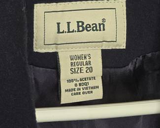 L L Bean Women's Coat size 20