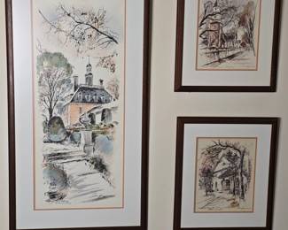 John Haymson Lithographs Framed