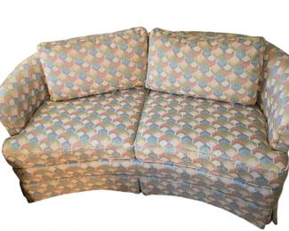 MCM Henredon Curved Sofa