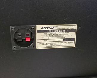 Bose 301 Series Speakers